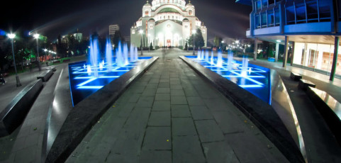 The Temple of St. Sava on Vračar in Belgrade (Serbia)