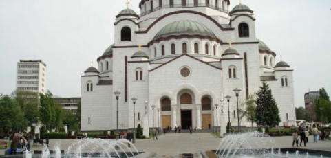 The Temple of St. Sava on Vračar in Belgrade (Serbia)