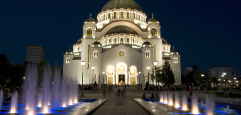 The Temple of St. Sava on Vračar in Belgrade (Serbia)