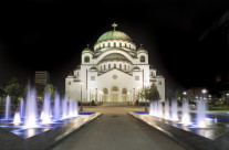 The Temple of St. Sava on Vračar in Belgrade (Serbia)