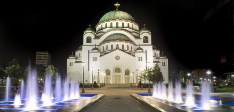 The Temple of St. Sava on Vračar in Belgrade (Serbia)