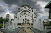 The Temple of St. Sava on Vračar in Belgrade (Serbia)