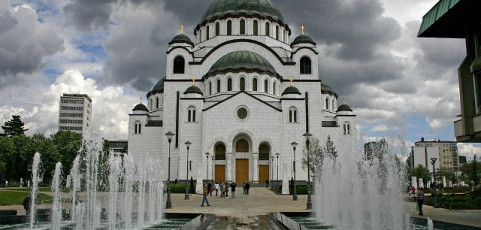 The Temple of St. Sava on Vračar in Belgrade (Serbia)