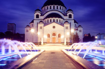 The Temple of St. Sava on Vračar in Belgrade (Serbia)