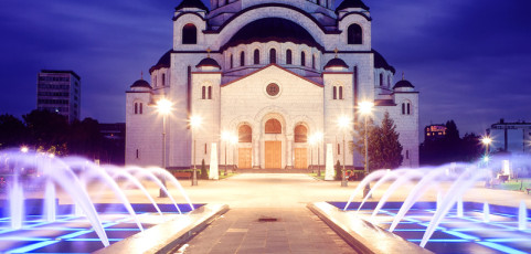 The Temple of St. Sava on Vračar in Belgrade (Serbia)