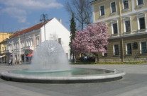 Fountain in Slavonski Brod (Croatia)