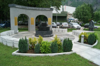 The missing and dead soldiers memorial in Jablanica (BiH)