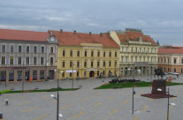 Freedom square in Zrenjanin (Serbia)