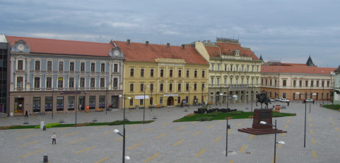 Trg slobode u Zrenjaninu (Srbija)