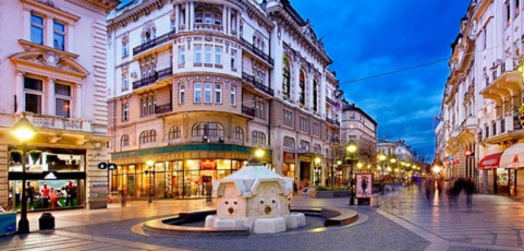 Knez Mihajlova Street in Belgrade (Serbia)