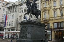 The Ban Jelačić Square, Zagreb (Croatia)